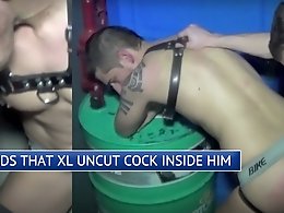 Kinky Criss needs that XL uncut cock inside him