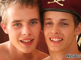 Twinks gets pleasured-Andre, Harry and Florian
